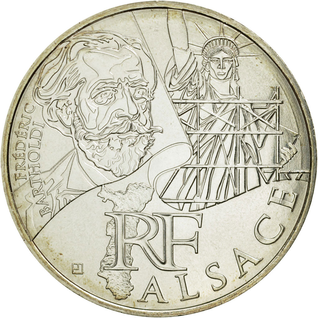 Coin, France, 10 Euro, Alsace, 2012, MS(63), Silver, KM:1870