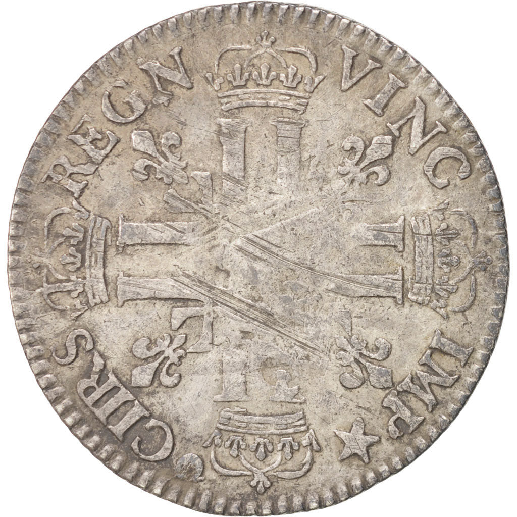 Coin, France, Louis XIV, 1/4 Écu aux 8 L, 1/4 Ecu, 1691, Paris, VF(30-35)