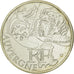 France, 10 Euro, Auvergne, 2012, MS(63), Silver, KM:1864