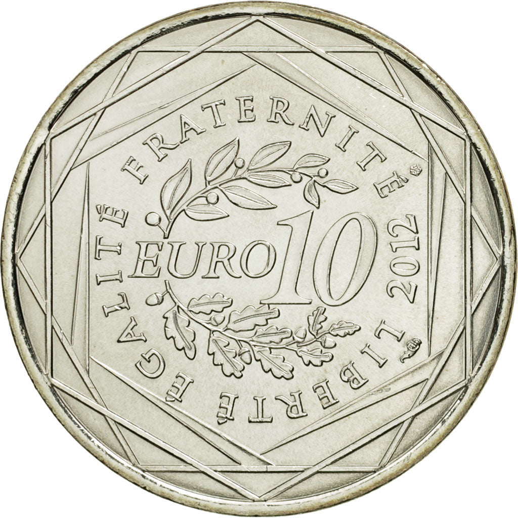 Coin, France, 10 Euro, Midi-Pyrénées, 2012, MS(63), Silver, KM:1887