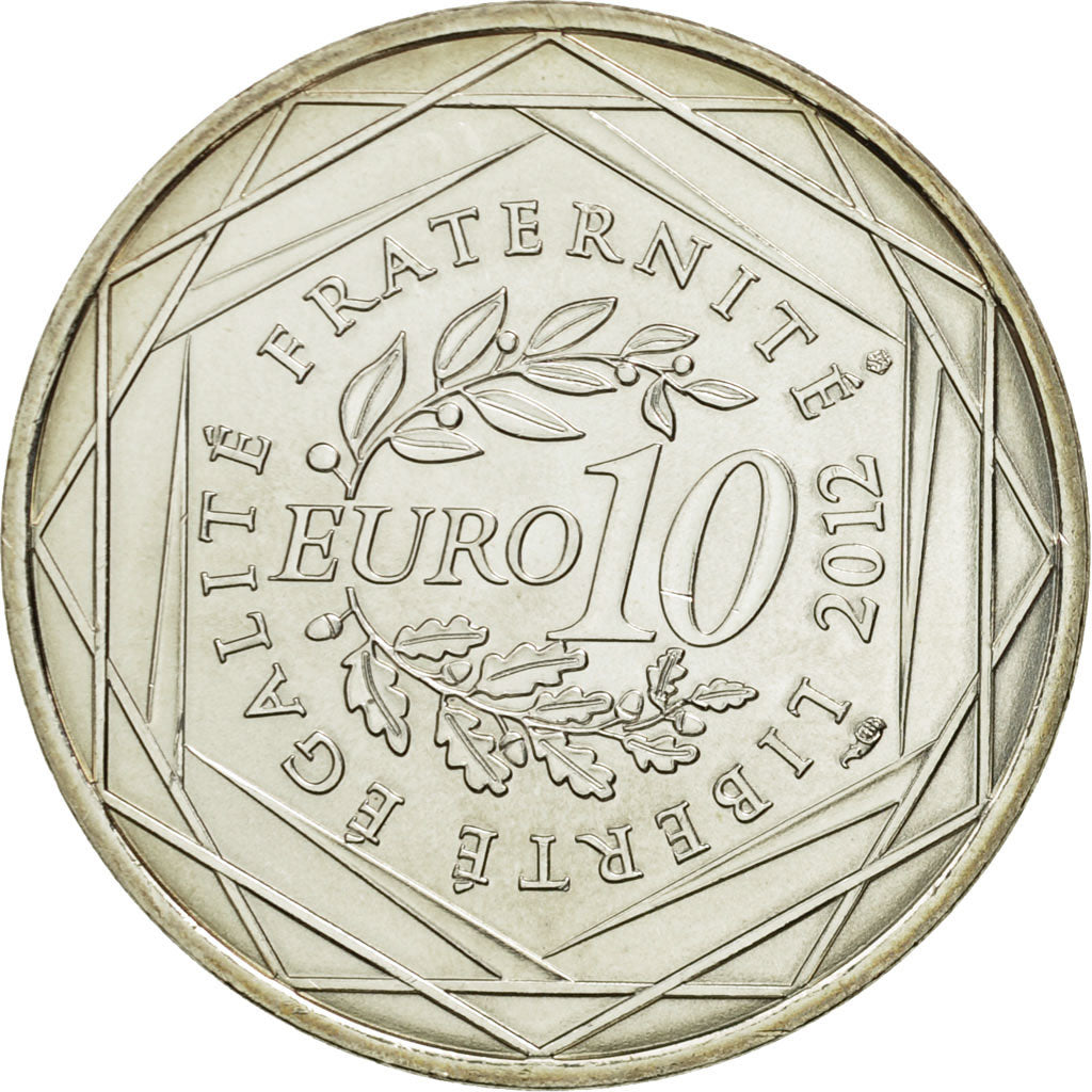 Coin, France, 10 Euro, Languedoc-Rousillon, 2012, MS(63), Silver, KM:1877