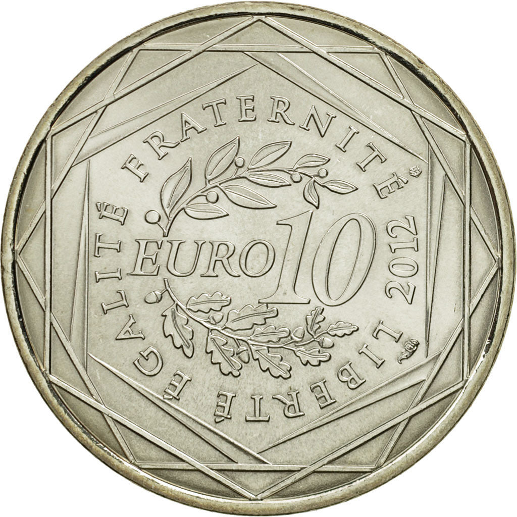 Coin, France, 10 Euro, Provence-Alpes-Cote d'Azur, 2012, MS(63), Silver, KM:1884