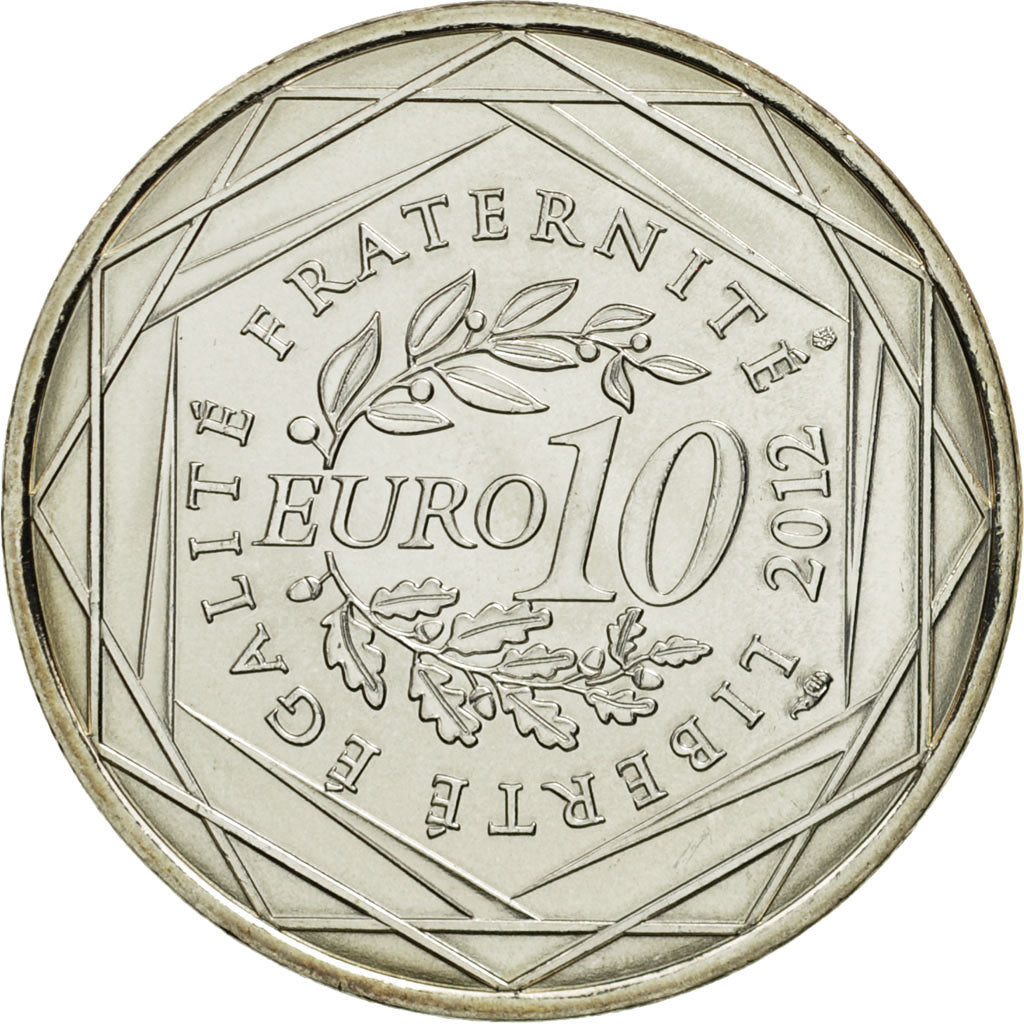 Coin, France, 10 Euro, Guadeloupe, 2012, MS(63), Silver, KM:1873