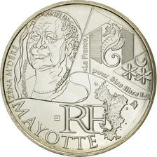 Coin, France, 10 Euro, Mayotte, 2012, MS(63), Silver, KM:1862