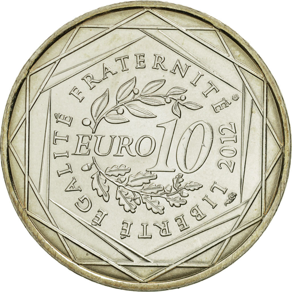 Coin, France, 10 Euro, Mayotte, 2012, MS(63), Silver, KM:1862