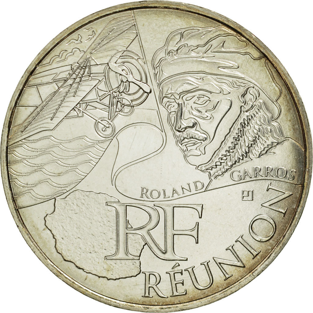 Coin, France, 10 Euro, Réunion, 2012, MS(63), Silver, KM:1885