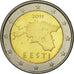 Estonia, 2 Euro, 2011, UNZ, Bi-Metallic