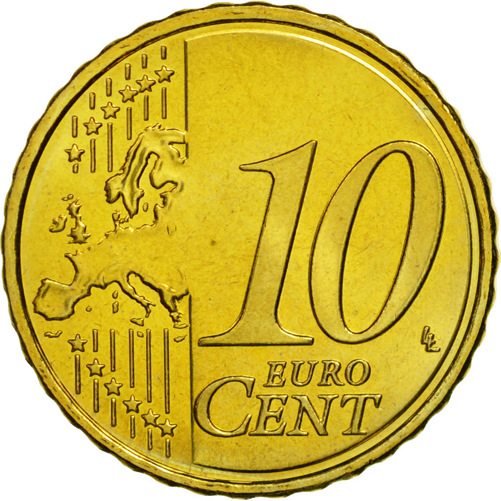 Estland, 10 Euro Cent, 2011, UNC-, Tin