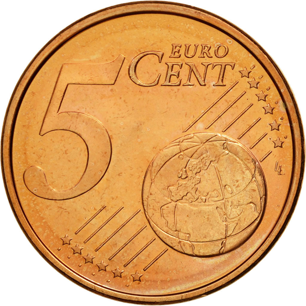 Estonia, 5 Euro Cent, 2011, UNZ, Copper Plated Steel
