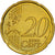 Chypre, 20 Euro Cent, 2008, SPL, Laiton, KM:82