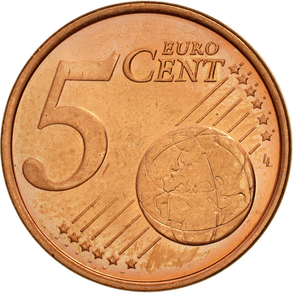 Cyprus, 5 Euro Cent, 2008, MS(63), Copper Plated Steel, KM:80