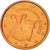 Chipre, 2 Euro Cent, 2008, SC, Cobre chapado en acero, KM:79
