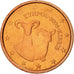 Cypr, 2 Euro Cent, 2008, MS(63), Miedź platerowana stalą, KM:79