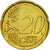 Malte, 20 Euro Cent, 2008, SPL, Laiton, KM:129