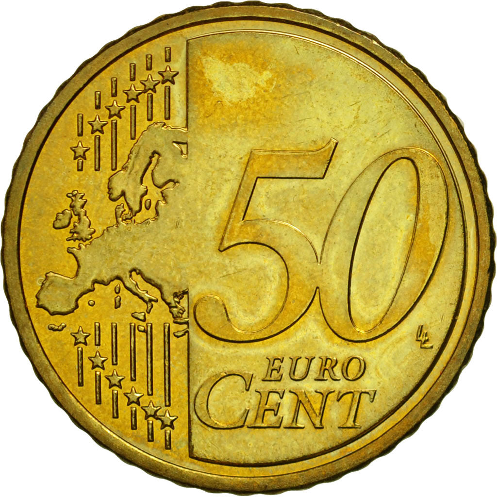 Slowenien, 50 Euro Cent, 2007, UNZ, Messing, KM:73