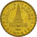 Słowenia, 10 Euro Cent, 2007, Vantaa, MS(63), Mosiądz, KM:71