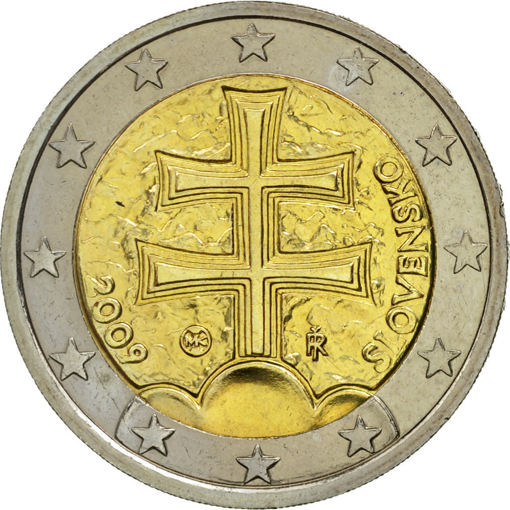 Slovacchia, 2 Euro, 2009, SPL, Bi-metallico, KM:102