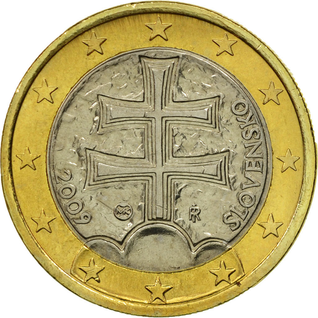 Slovakia, Euro, 2009, MS(63), Bi-Metallic, KM:101