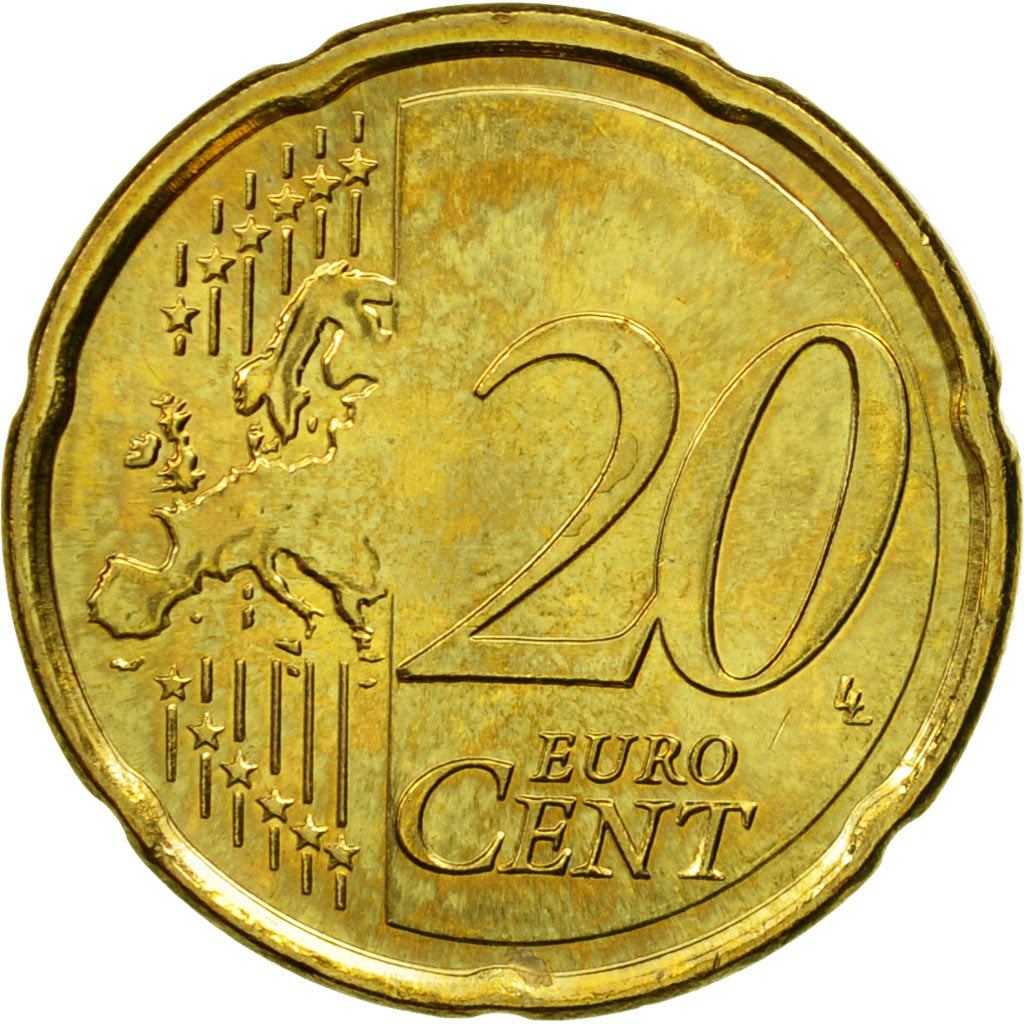 Slovacchia, 20 Euro Cent, 2009, SPL, Ottone, KM:99