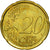 Slovakia, 20 Euro Cent, 2009, MS(63), Brass, KM:99