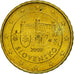 Slovakia, 10 Euro Cent, 2009, MS(63), Brass, KM:98