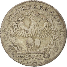 SWISS CANTONS, 15 Sols, 1794, KM #97, EF(40-45), Silver, 3.05
