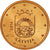 Letland, 2 Euro Cent, 2014, UNC-, Copper Plated Steel, KM:151