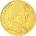 France, Louis XVIII, 20 Francs or buste habillé, 1815 R (Londres), KM X1
