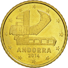 Andorra, 50 Euro Cent, 2014, UNZ, Messing