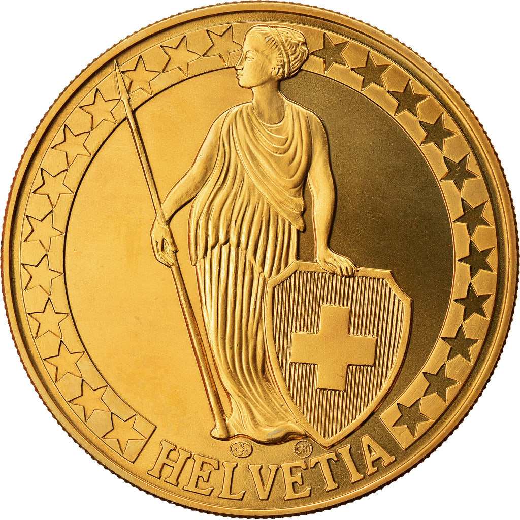 Switzerland, Medal, Il Lago di Lugano, I Laghi Svizzeri, MS(64), Copper-Nickel