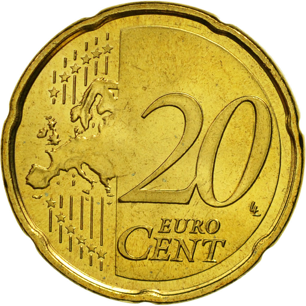 Andorra, 20 Euro Cent, 2014, MS(63), Brass