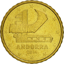 Andorra, 10 Euro Cent, 2014, SPL, Ottone