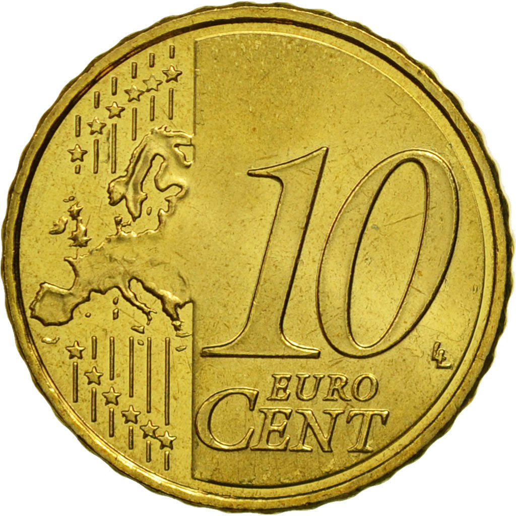 Andorra, 10 Euro Cent, 2014, UNZ, Messing
