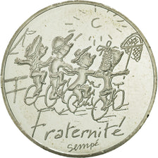 France, 10 Euro, Fraternité Eté Sempé, 2014, MS(63), Silver