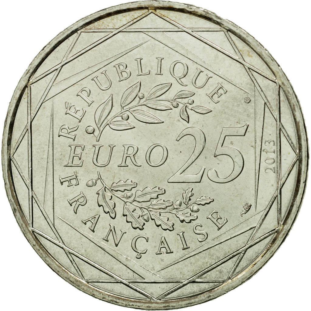 Frankreich, 25 Euro, Justice, 2013, UNZ, Silber