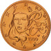 Münze, Frankreich, 2 Euro Cent, 1999, STGL, Copper Plated Steel, KM:1283