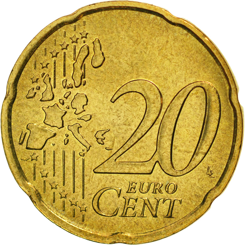 Monnaie, France, 20 Euro Cent, 2000, FDC, Laiton, KM:1286