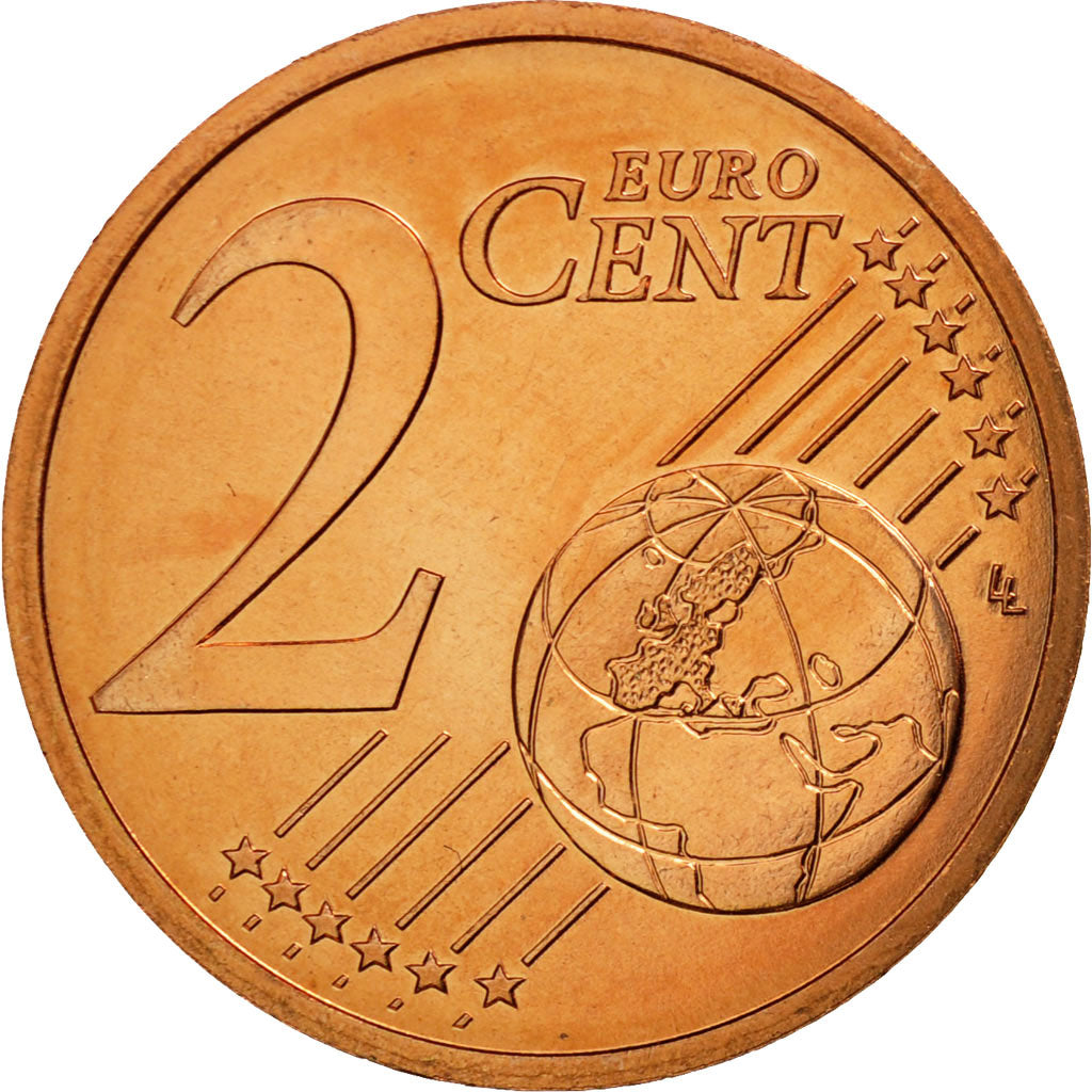 Coin, France, 2 Euro Cent, 2003, MS(65-70), Copper Plated Steel, KM:1283