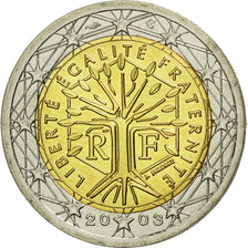 France, 2 Euro, 2003, MS(65-70), Bi-Metallic, KM:1289