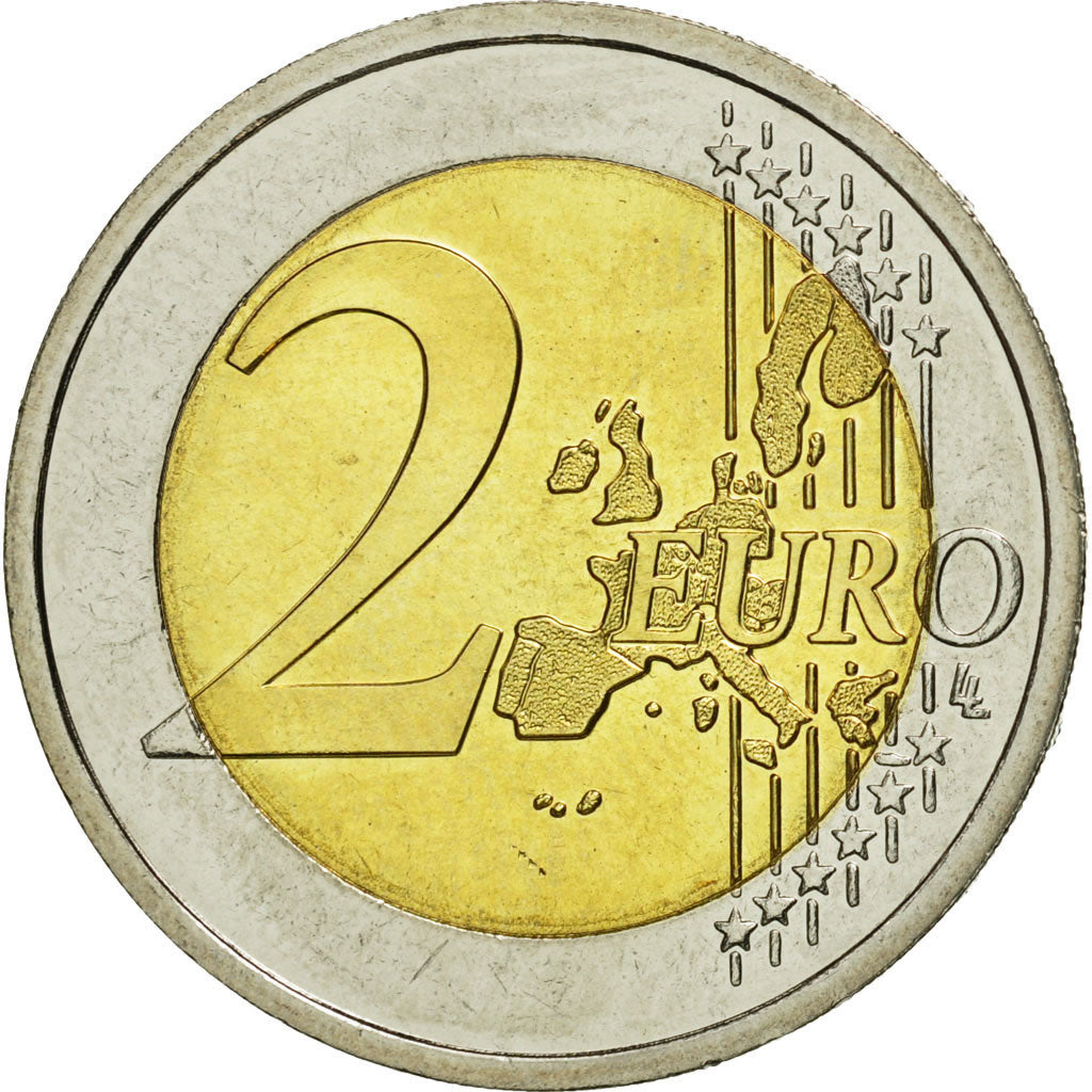 France, 2 Euro, 2003, MS(65-70), Bi-Metallic, KM:1289