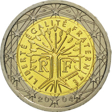 Coin, France, 2 Euro, 2004, MS(65-70), Bi-Metallic, KM:1289