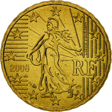 Coin, France, 10 Euro Cent, 2006, MS(65-70), Brass, KM:1285