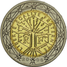 France, 2 Euro, 2006, MS(65-70), Bi-Metallic, KM:1289