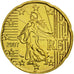 Monnaie, France, 20 Euro Cent, 2007, FDC, Laiton, KM:1411