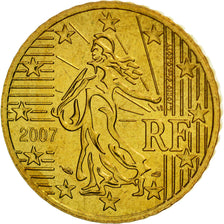 Münze, Frankreich, 50 Euro Cent, 2007, STGL, Messing, KM:1412