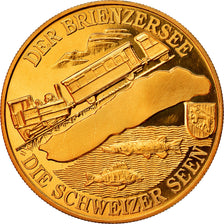 Switzerland, Medal, Der Brienzersee, Die Schweizer Seen, MS(64), Copper-Nickel