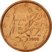 Coin, France, Euro Cent, 2008, MS(65-70), Copper Plated Steel, KM:1282