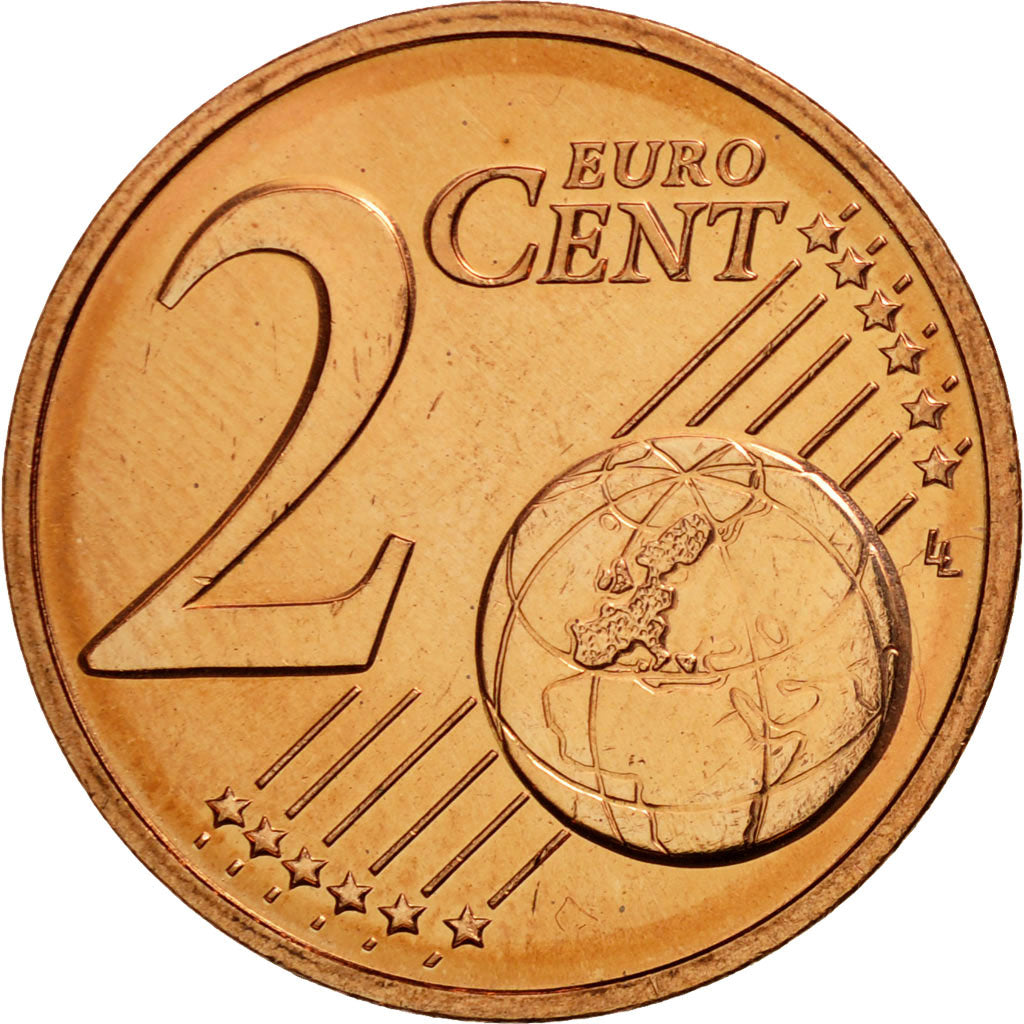 Moneta, Francia, 2 Euro Cent, 2008, FDC, Acciaio placcato rame, KM:1283