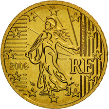 Moneda, Francia, 50 Euro Cent, 2008, FDC, Latón, KM:1412