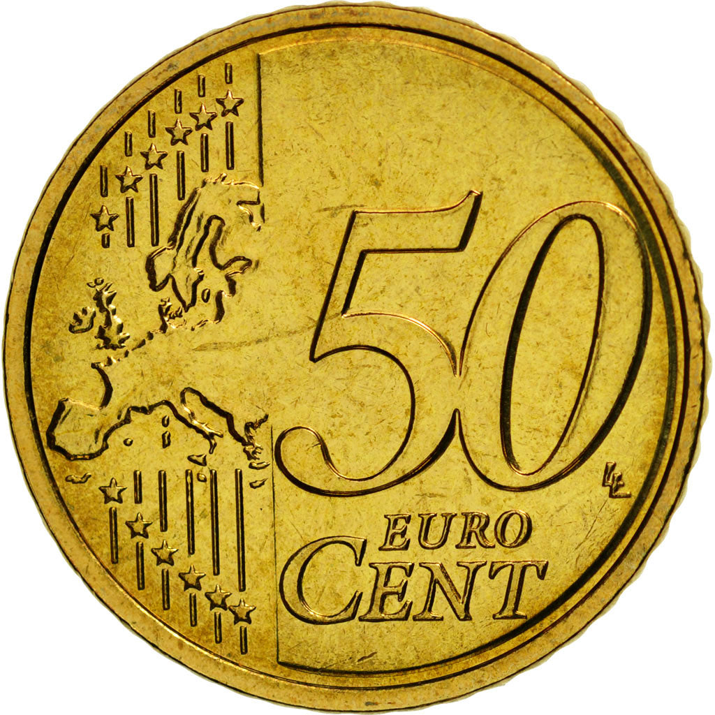 Coin, France, 50 Euro Cent, 2008, MS(65-70), Brass, KM:1412